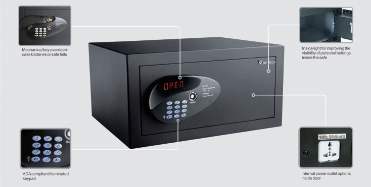 electronic hotel safe guard s